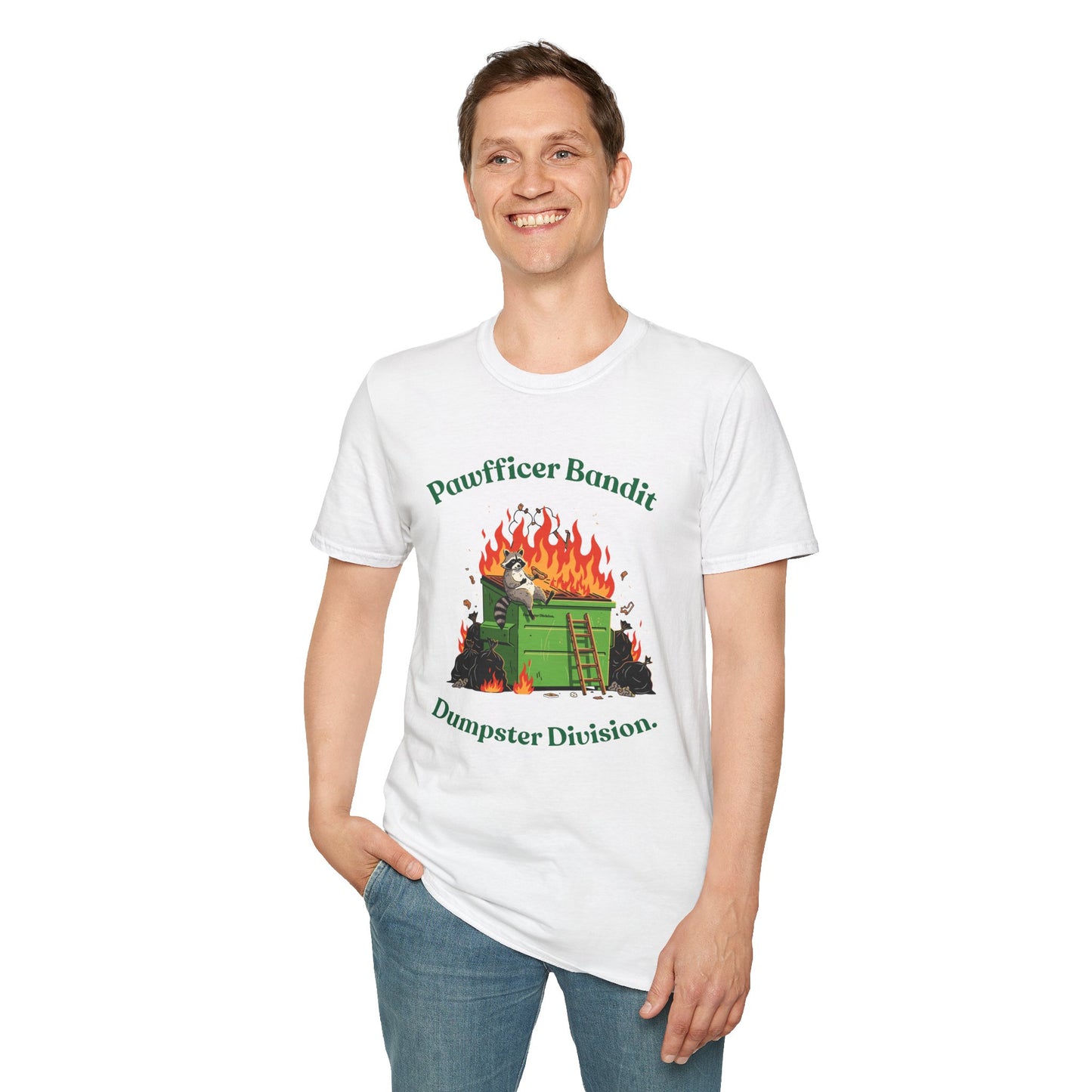 Pawfficer Bandit T-Shirt — Dumpster Division Graphic Tee