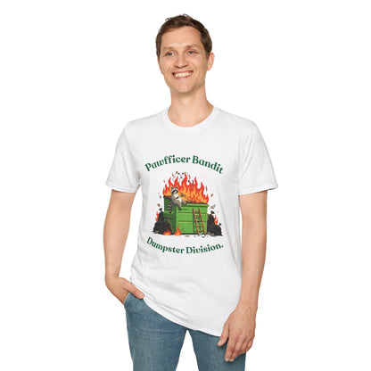 Pawfficer Bandit T-Shirt — Dumpster Division Graphic Tee