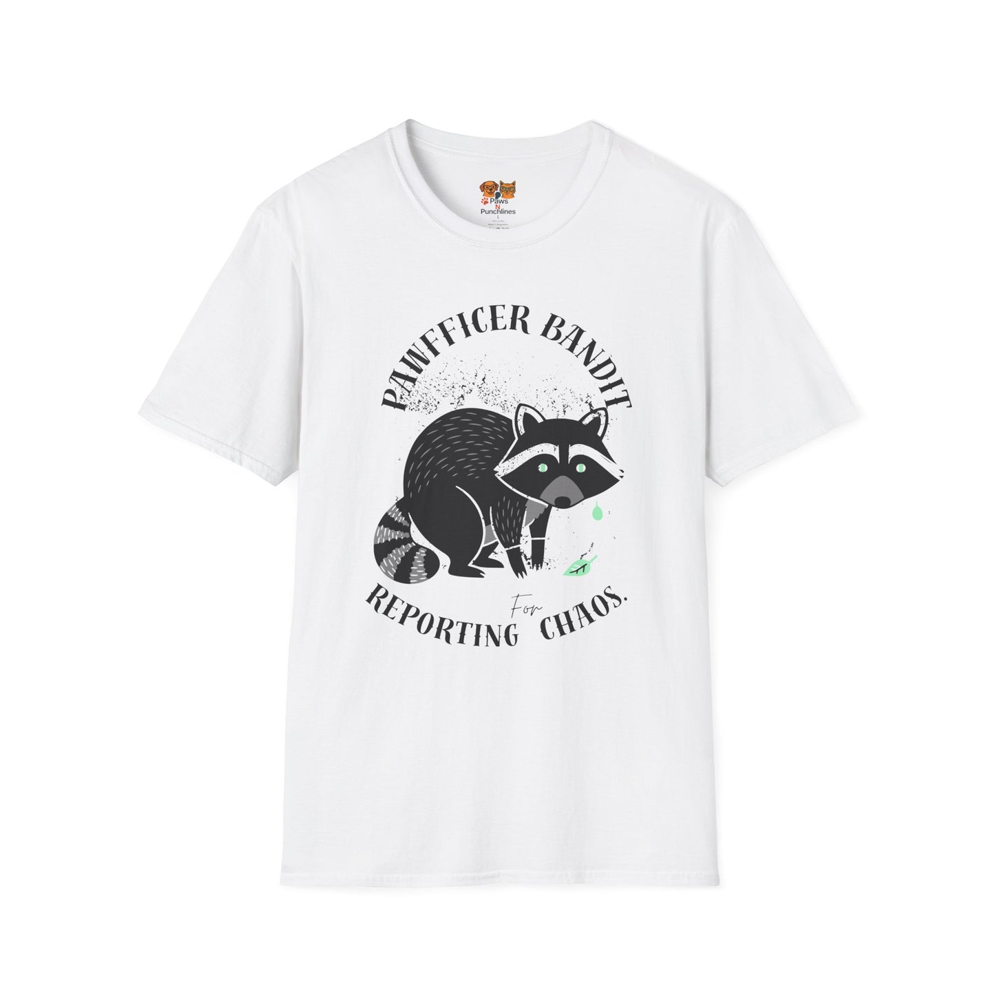 “Racoon Bandit ” T-Shirt — Cute Raccoon Graphic Tee