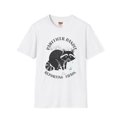“Racoon Bandit ” T-Shirt — Cute Raccoon Graphic Tee