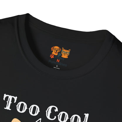 "Too Cool 4 Your Rules" Funny Cat Graphic Tee