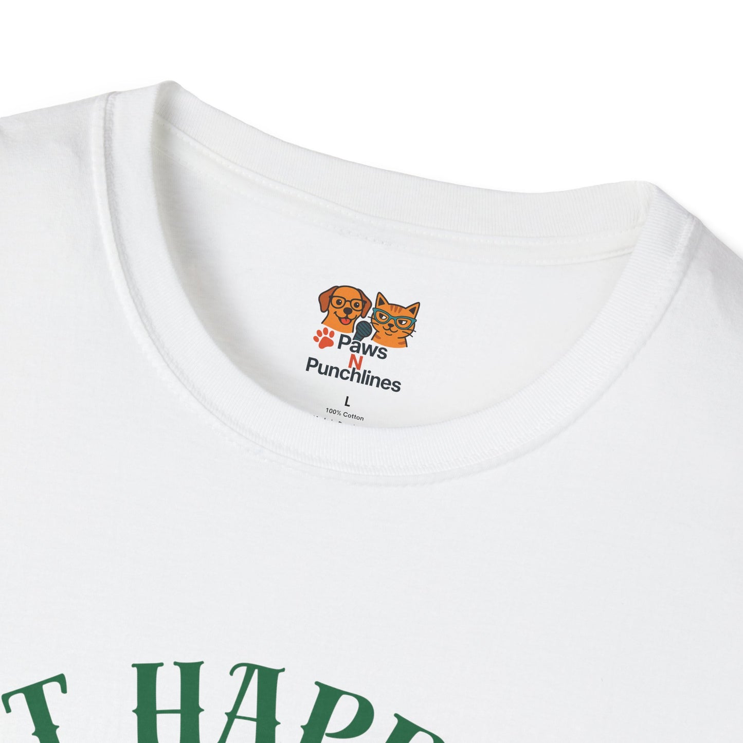“Sit Happens, Smile Anyway” — Funny Bulldog Graphic Tee