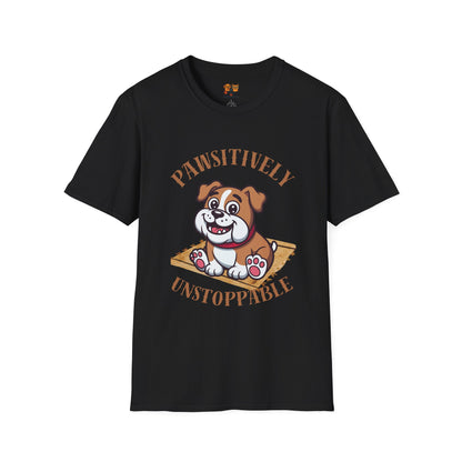 Pawsitively Unstoppable Puppy T-Shirt