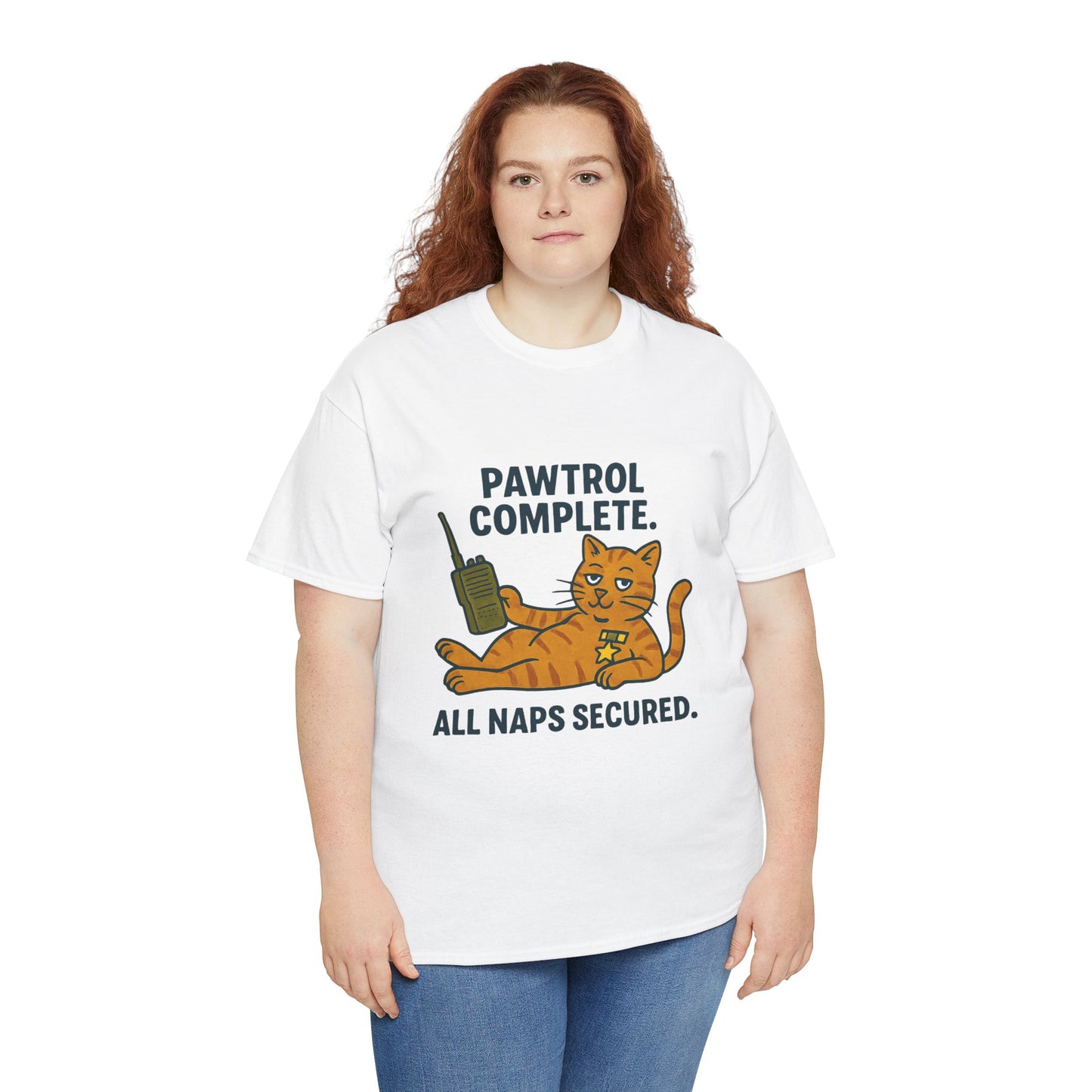 Pawtrol Complete  — “All Naps Secured” Funny Cat Tee