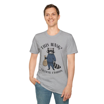 Raccoon 'This Mask? Tactical Fashion' T-Shirt