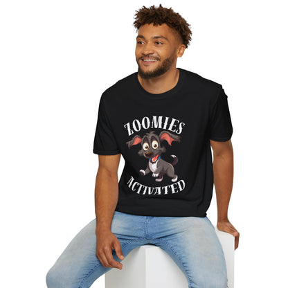 Zoomies Activated Dog T-Shirt