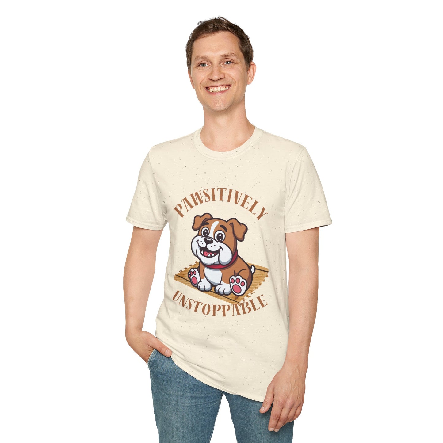 Pawsitively Unstoppable Puppy T-Shirt