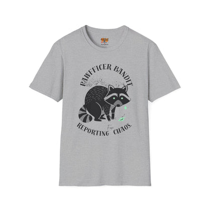“Racoon Bandit ” T-Shirt — Cute Raccoon Graphic Tee