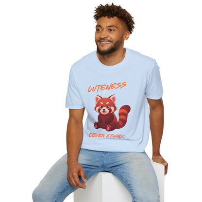 Cuteness Is My Cover Story Red Panda T-Shirt