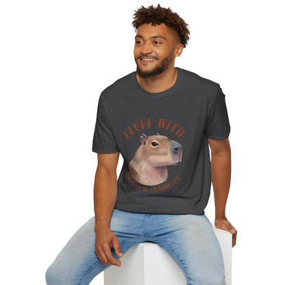 Capybara 'Fluff With Emotional Stability' T-Shirt