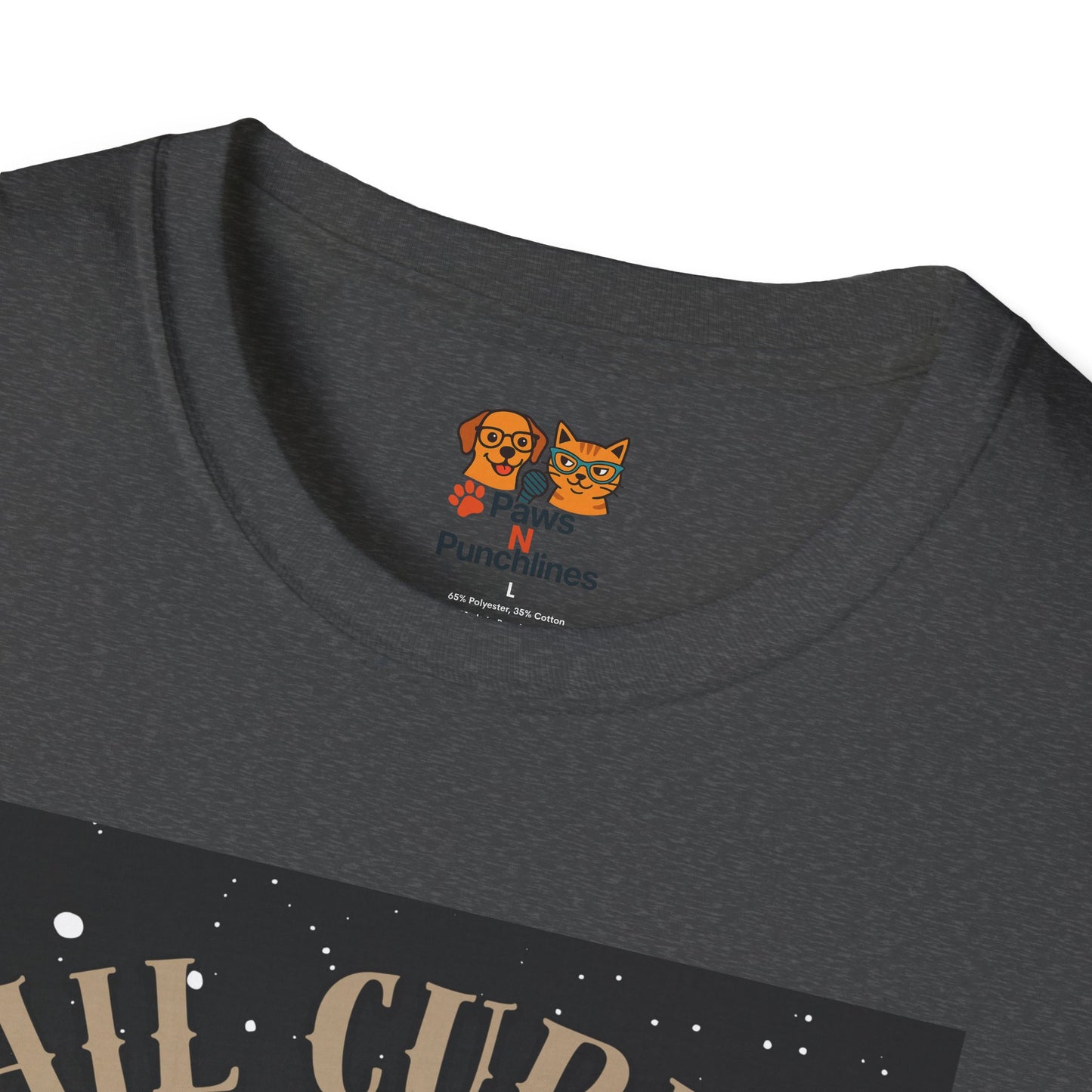 Raccoon 'Tail Curled, Plans Unfurled' T-Shirt
