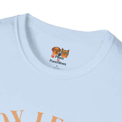 Joy Level Off Leash T-Shirt — Cute Happy Dog Graphic Tee