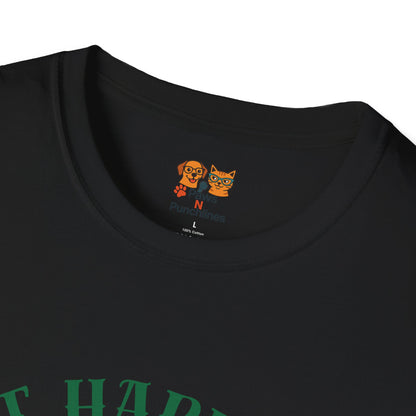 “Shit Happens I’m Cute” Puppy Graphic T-Shirt