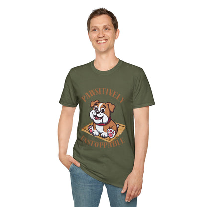 Pawsitively Unstoppable Puppy T-Shirt