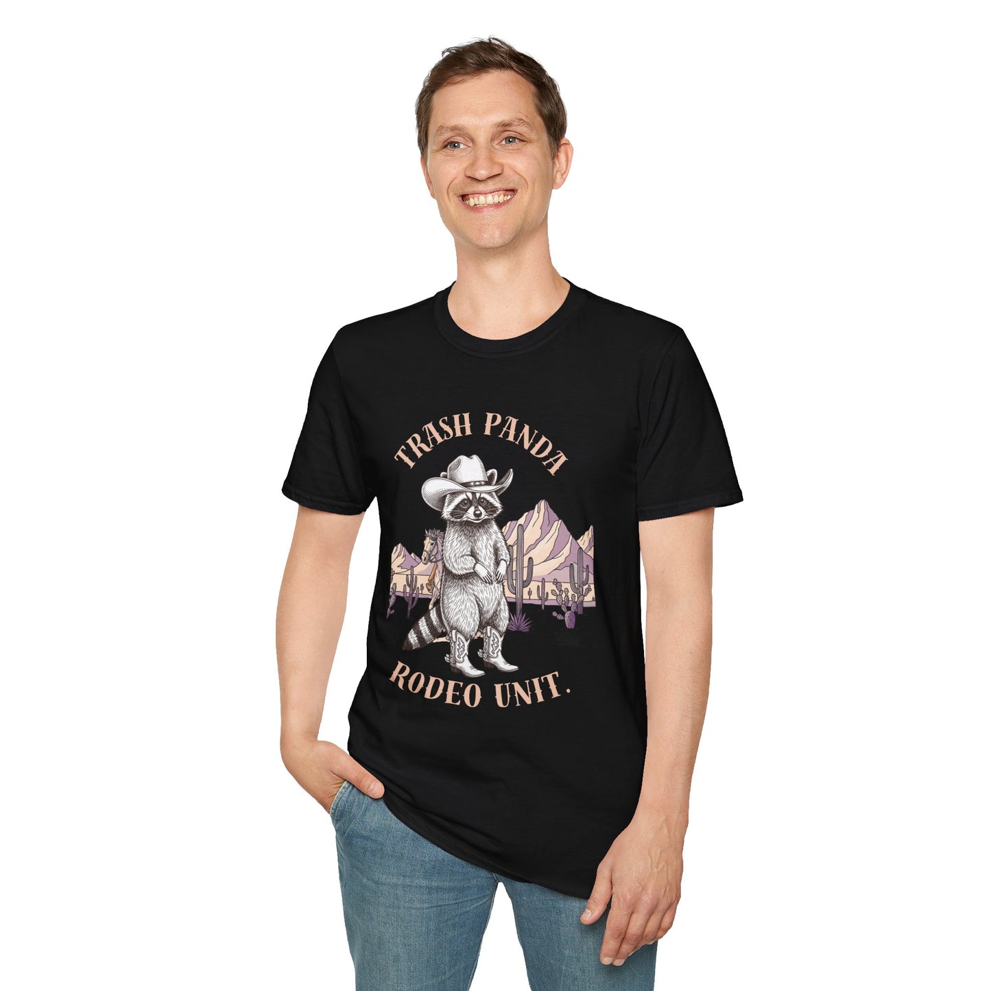 Rodeo Raccoon T-Shirt — 'Vintage Western Graphic Tee