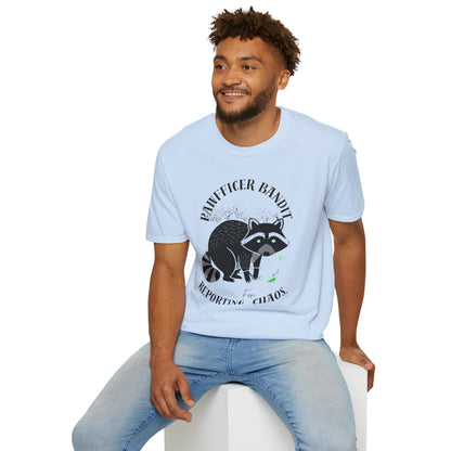 “Racoon Bandit ” T-Shirt — Cute Raccoon Graphic Tee