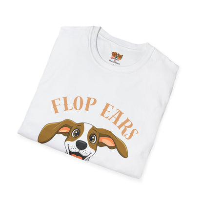 Flop Ears Full Cheer Dog T-Shirt — Cute Happy Pup Graphic Tee