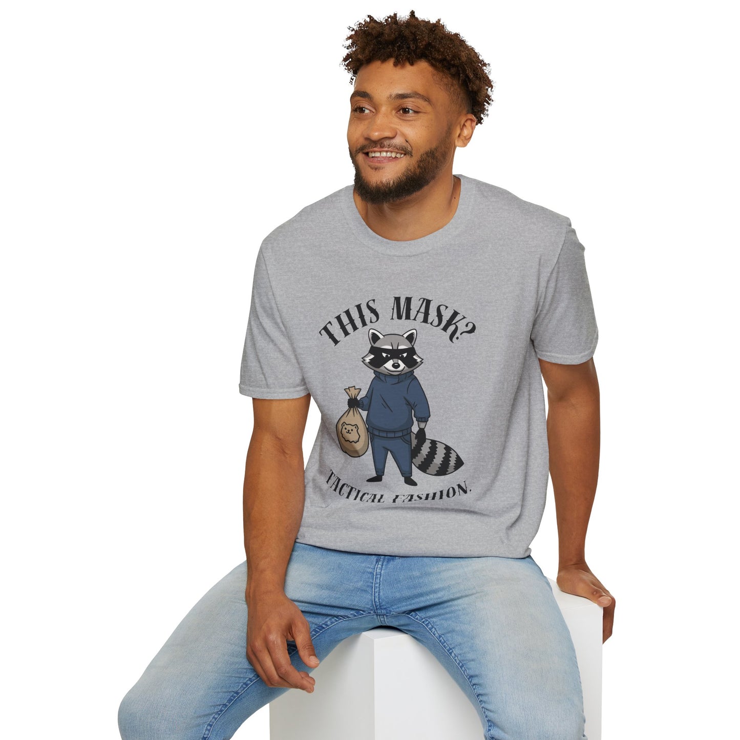 Raccoon 'This Mask? Tactical Fashion' T-Shirt