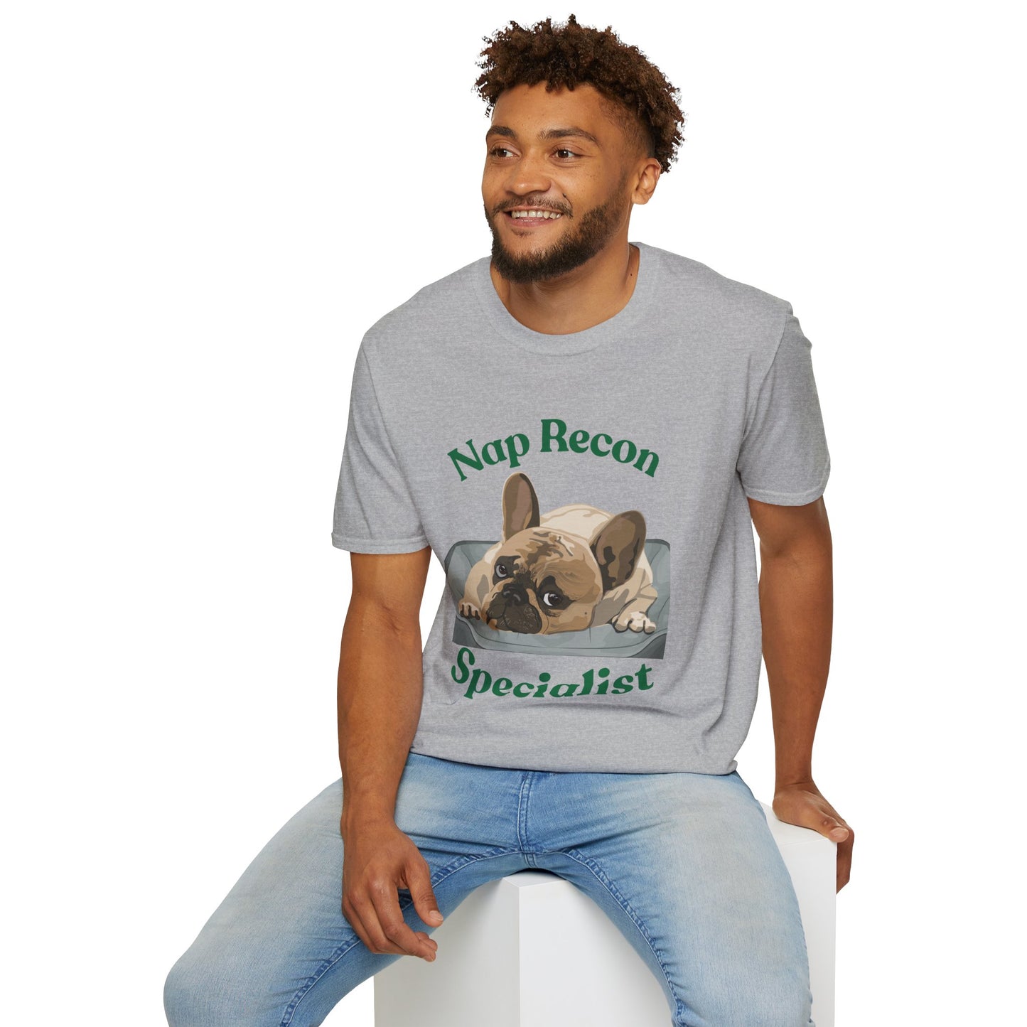 Nap Recon Specialist T-Shirt — Cute French Bulldog Nap Shirt for Dog Lovers