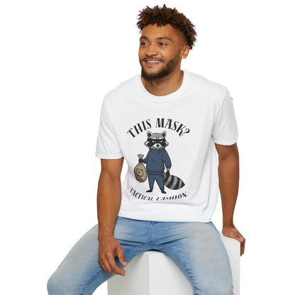 Raccoon 'This Mask? Tactical Fashion' T-Shirt