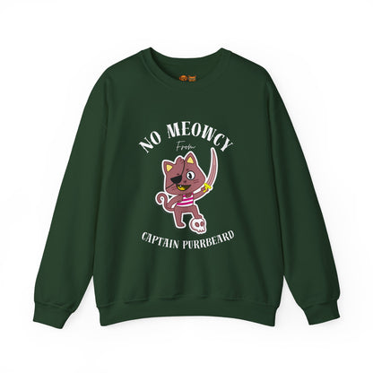 No Meowcy Pirate Cat  Sweatshirt