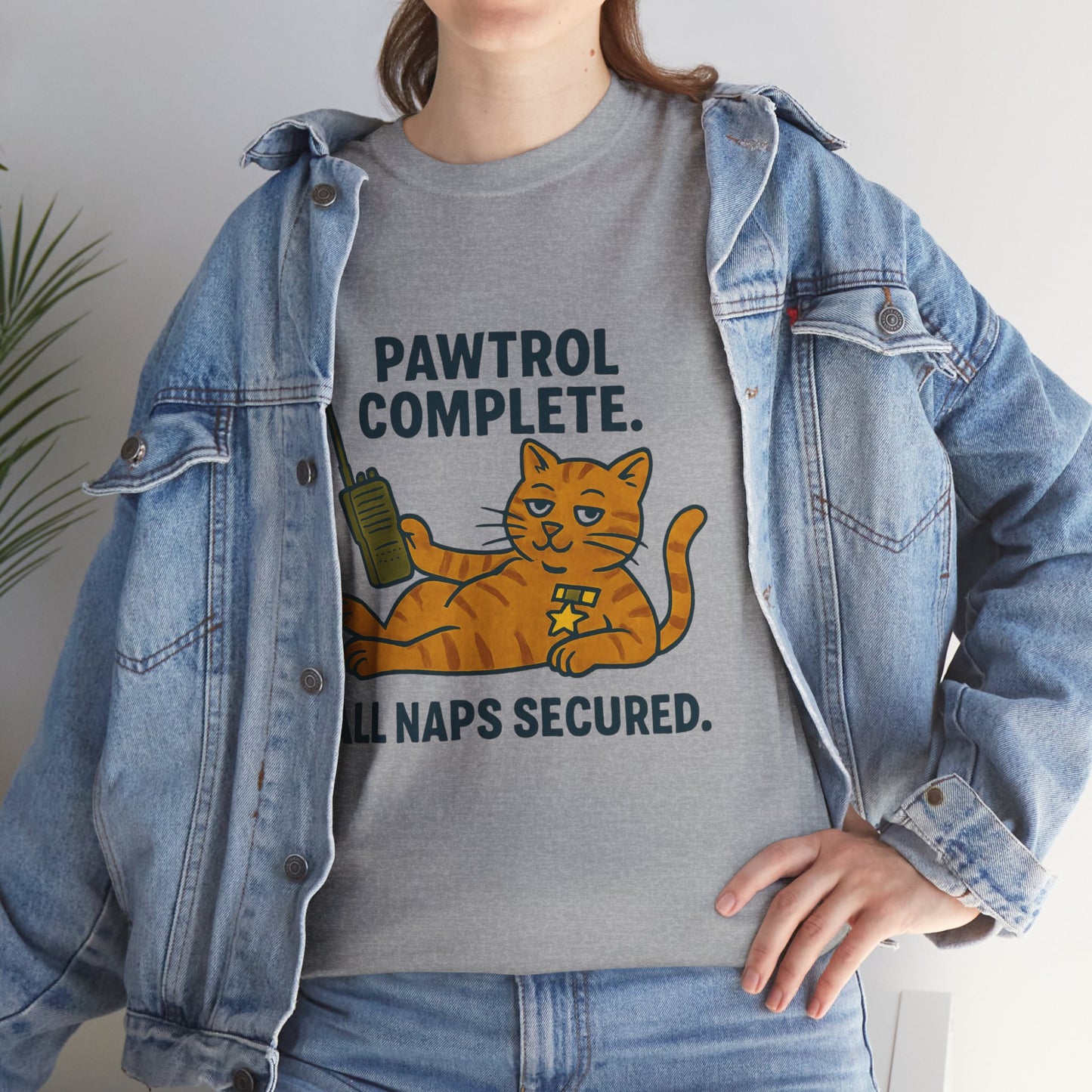 Pawtrol Complete  — “All Naps Secured” Funny Cat Tee