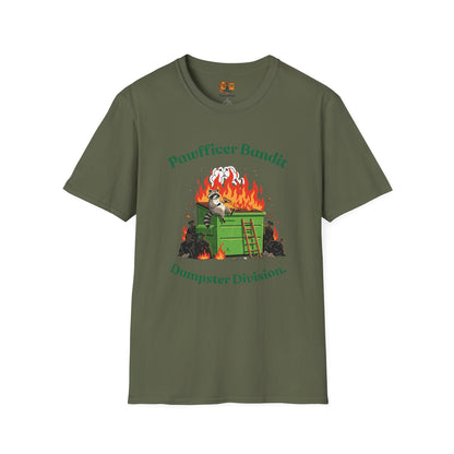 Pawfficer Bandit T-Shirt — Dumpster Division Graphic Tee