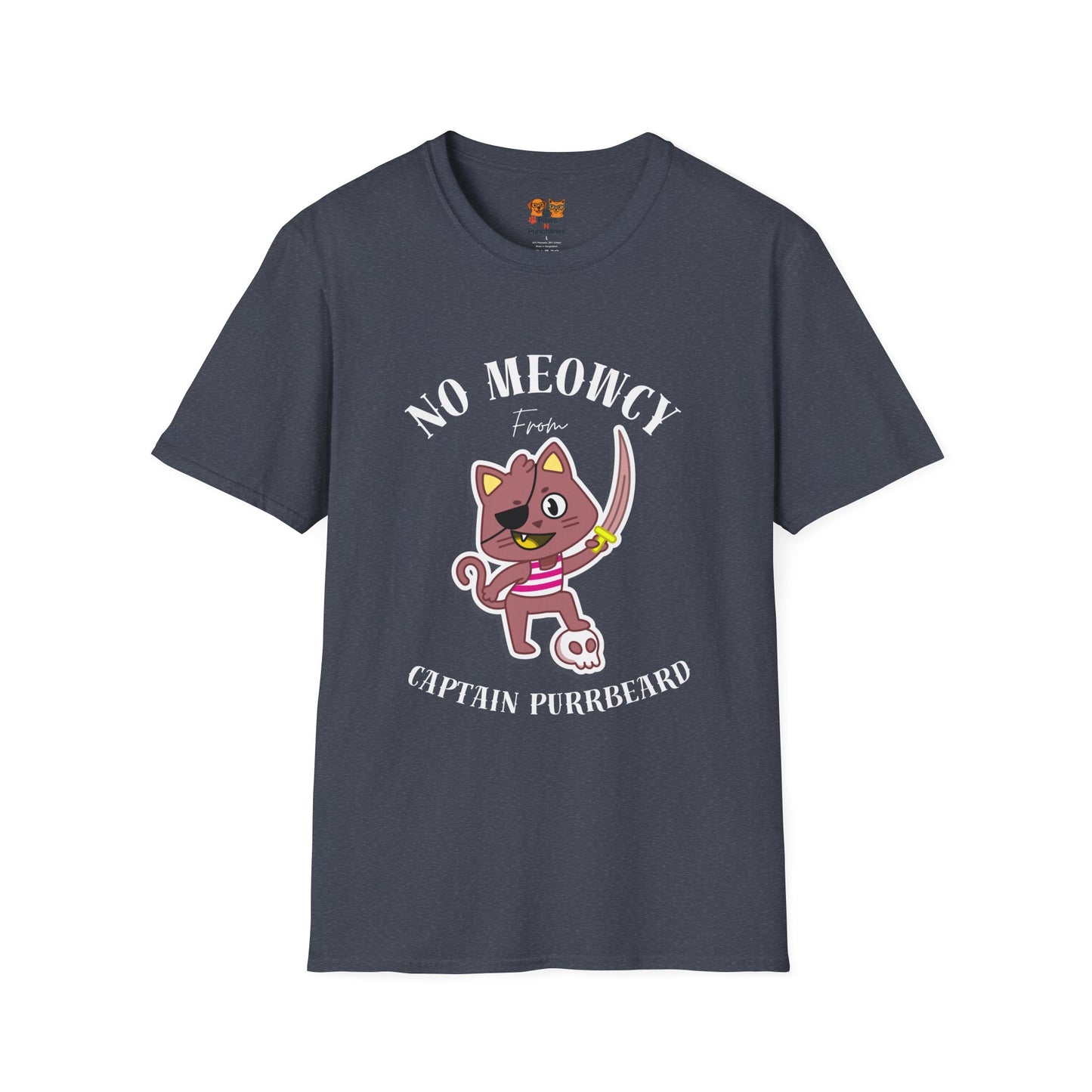 No Meowcy Pirate Cat Unisex Tee