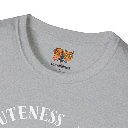 Cuteness Is My Cover Story Tee — Funny Raccoon & Trash Panda Graphic T-Shirt