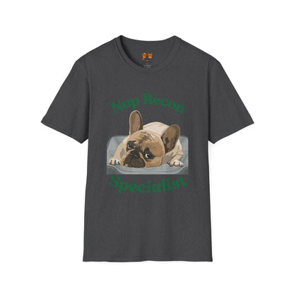 Nap Recon Specialist T-Shirt — Cute French Bulldog Nap Shirt for Dog Lovers