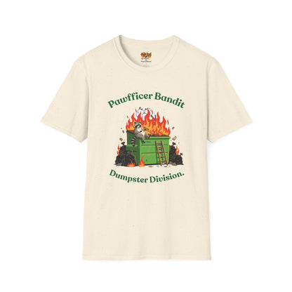Pawfficer Bandit T-Shirt — Dumpster Division Graphic Tee
