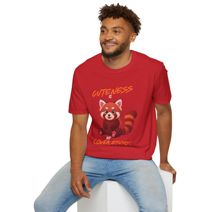 Cuteness Is My Cover Story Red Panda T-Shirt