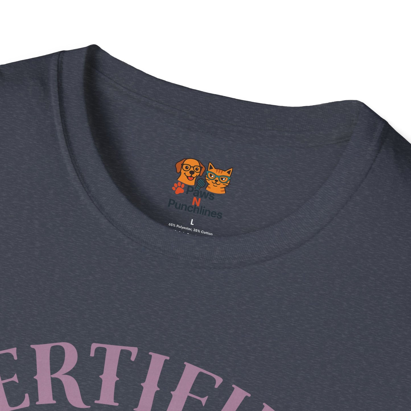 Certified Goofball Dog T-Shirt — Cute Cartoon Puppy Graphic Tee