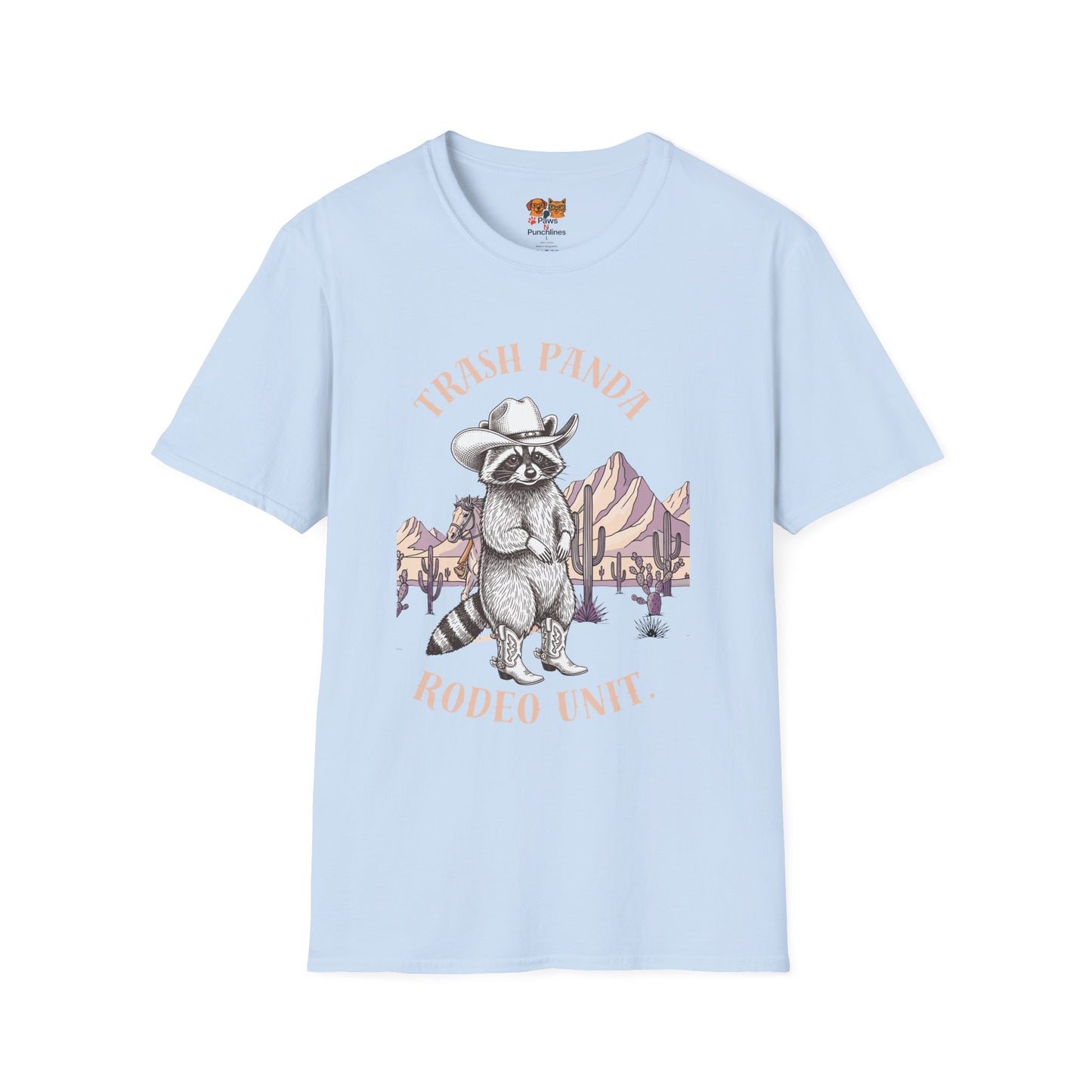 Rodeo Raccoon T-Shirt — 'Vintage Western Graphic Tee