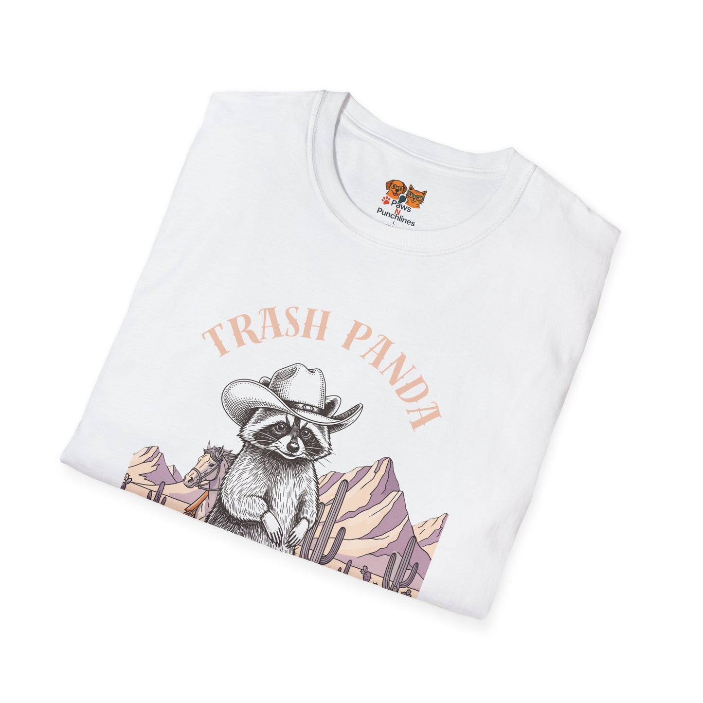 Rodeo Raccoon T-Shirt — 'Vintage Western Graphic Tee