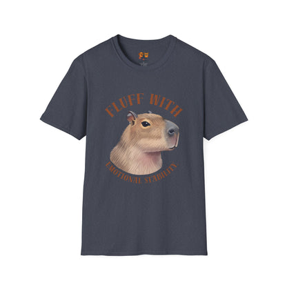 Capybara 'Fluff With Emotional Stability' T-Shirt