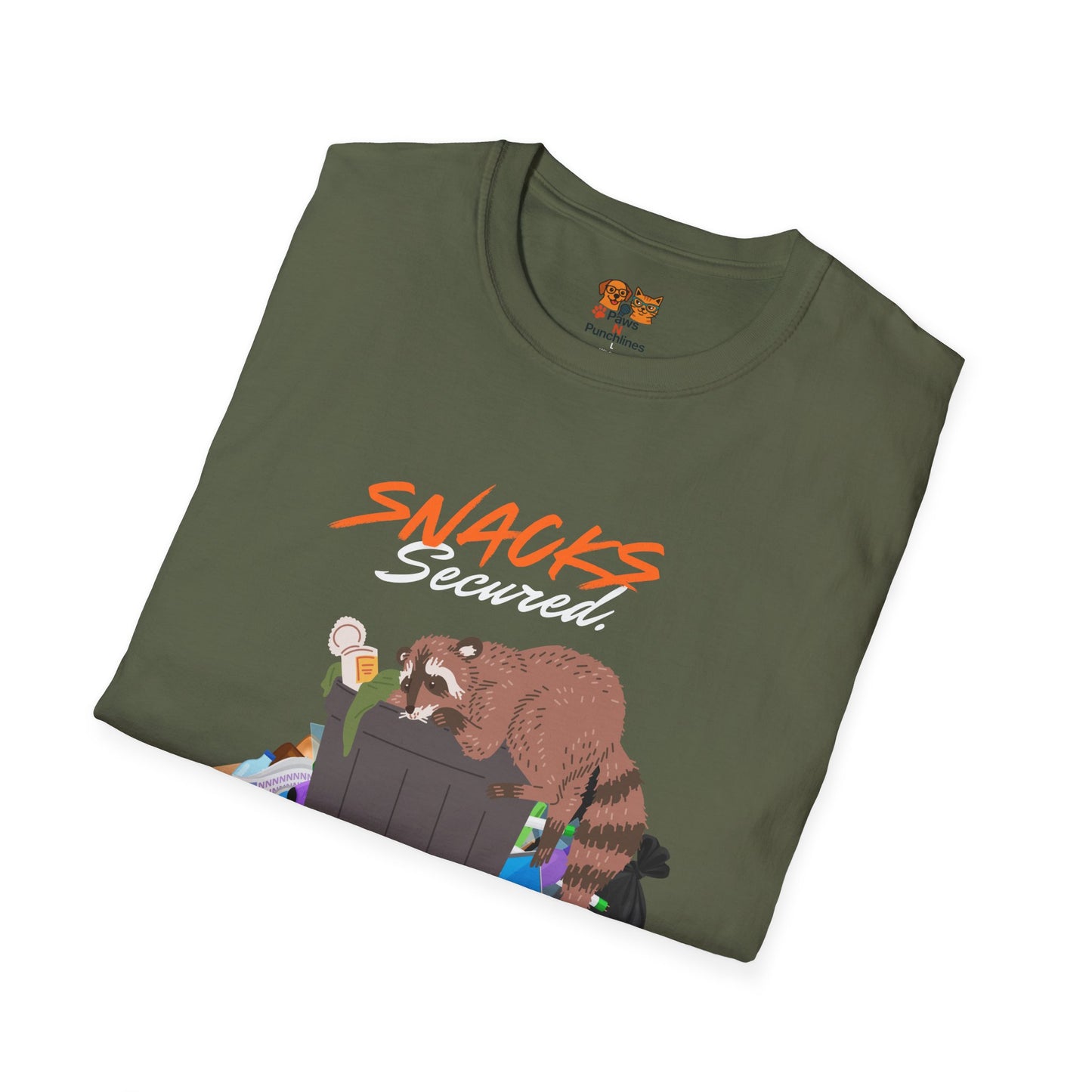 Snacks Secured, Racoom T-Shirt