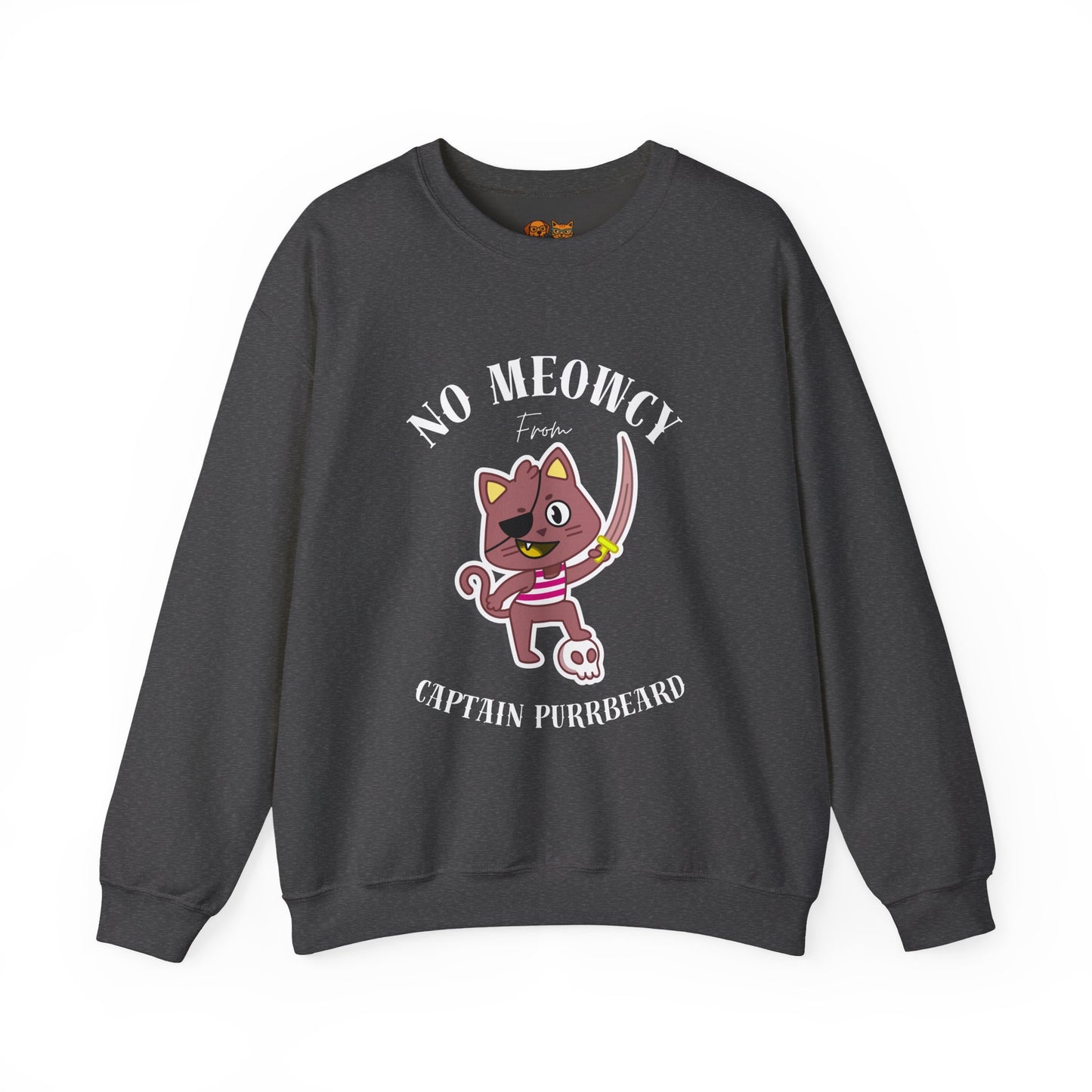 No Meowcy Pirate Cat  Sweatshirt