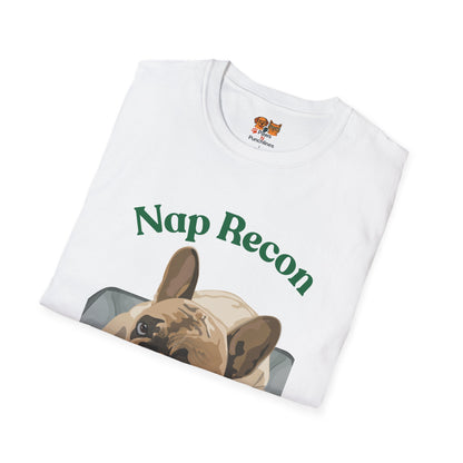 Nap Recon Specialist T-Shirt — Cute French Bulldog Nap Shirt for Dog Lovers