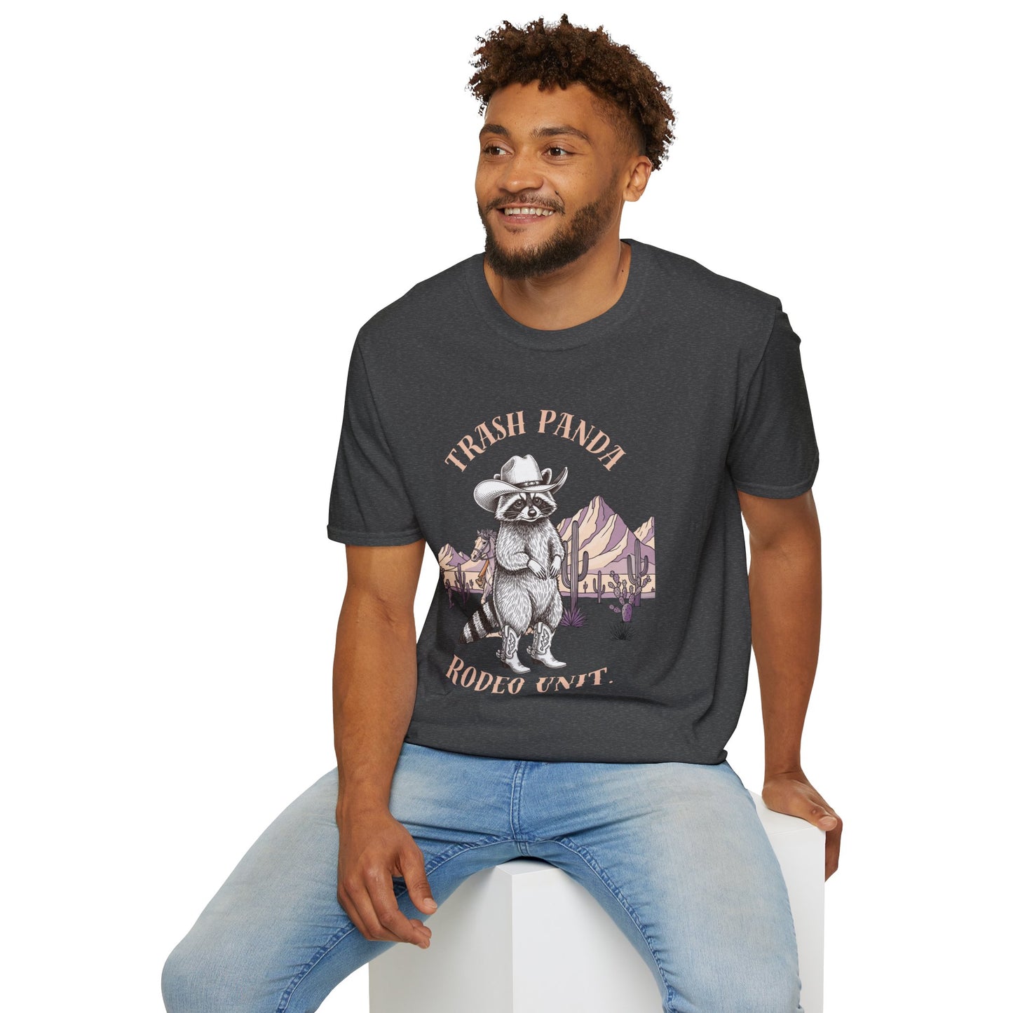 Rodeo Raccoon T-Shirt — 'Vintage Western Graphic Tee