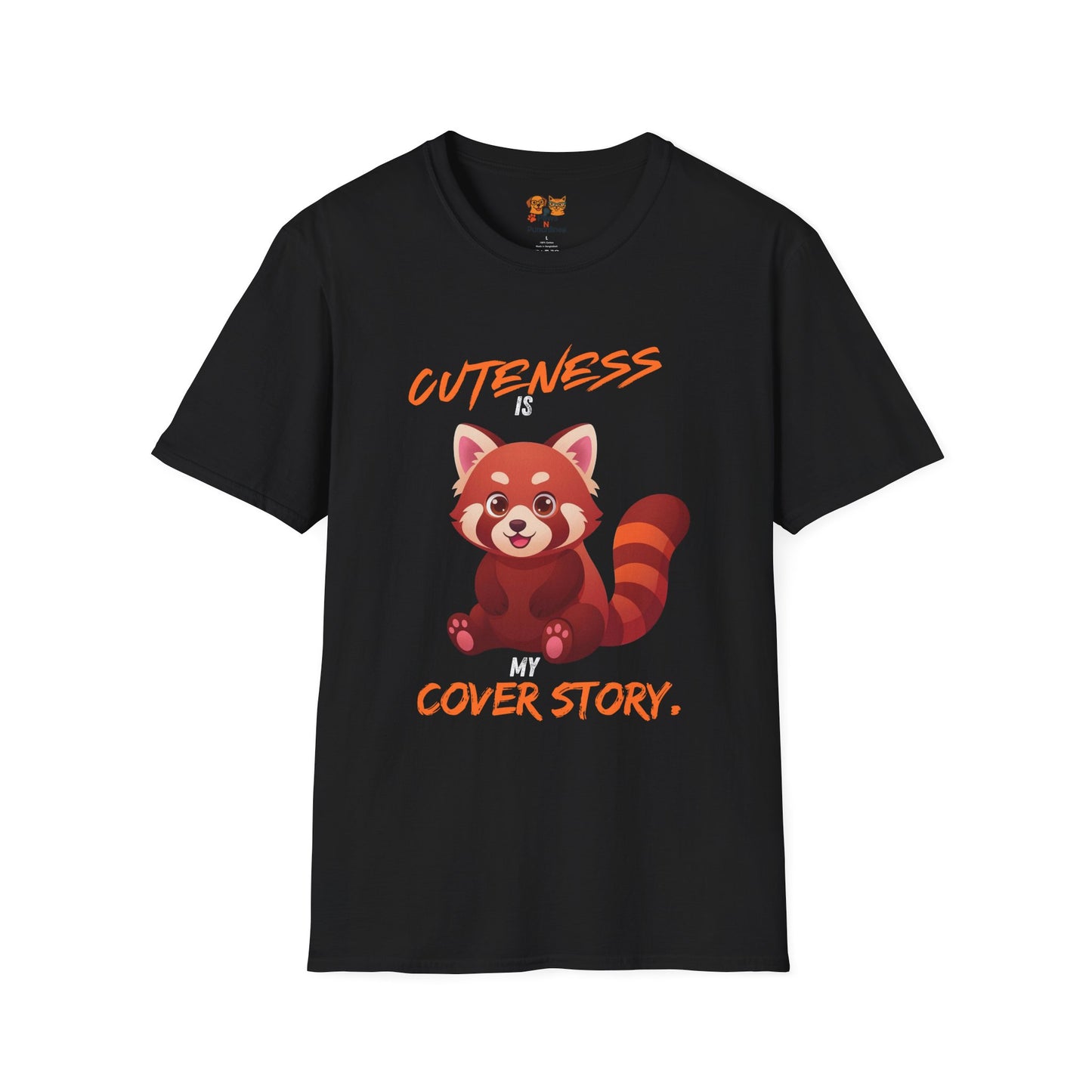 Cuteness Is My Cover Story Red Panda T-Shirt