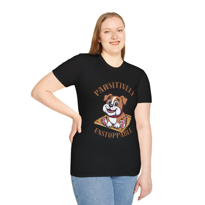 Pawsitively Unstoppable Puppy T-Shirt