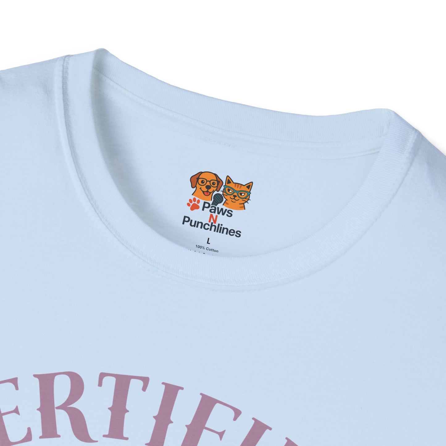 Certified Goofball Dog T-Shirt — Cute Cartoon Puppy Graphic Tee