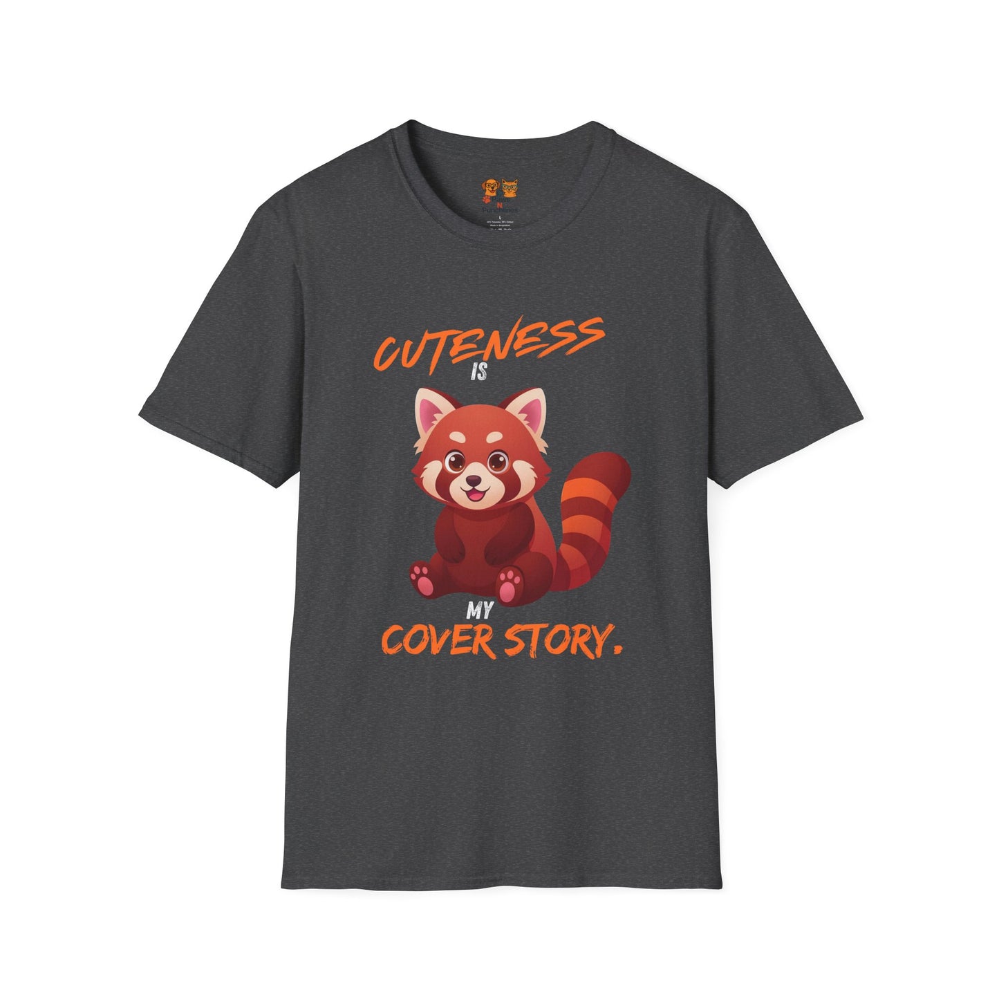 Cuteness Is My Cover Story Red Panda T-Shirt