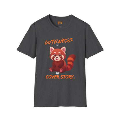 Cuteness Is My Cover Story Red Panda T-Shirt