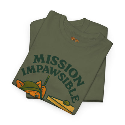 Mission Impawsible Cat Tee - "Steal The Last Treat" Funny Cat T-Shirt