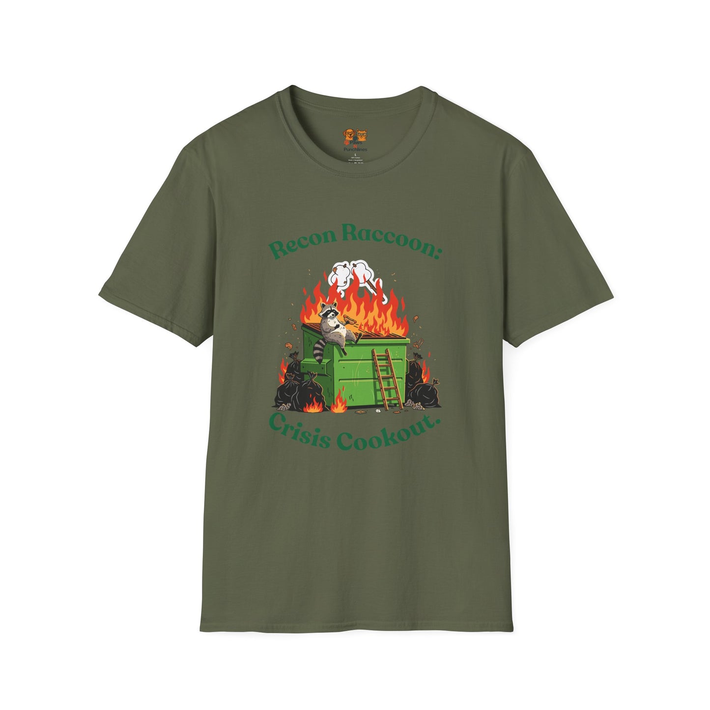 Recon Raccoon: Crisis Cookout T-Shirt