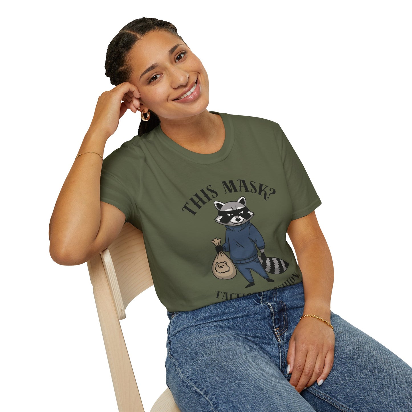 Raccoon 'This Mask? Tactical Fashion' T-Shirt