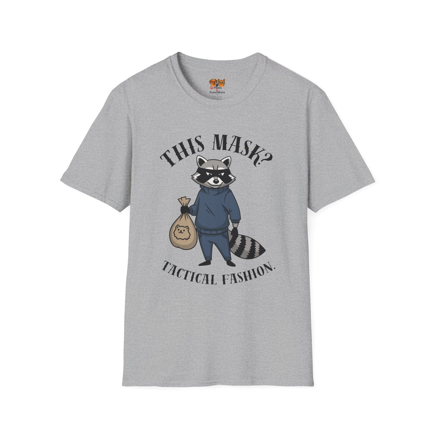Raccoon 'This Mask? Tactical Fashion' T-Shirt