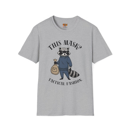Raccoon 'This Mask? Tactical Fashion' T-Shirt
